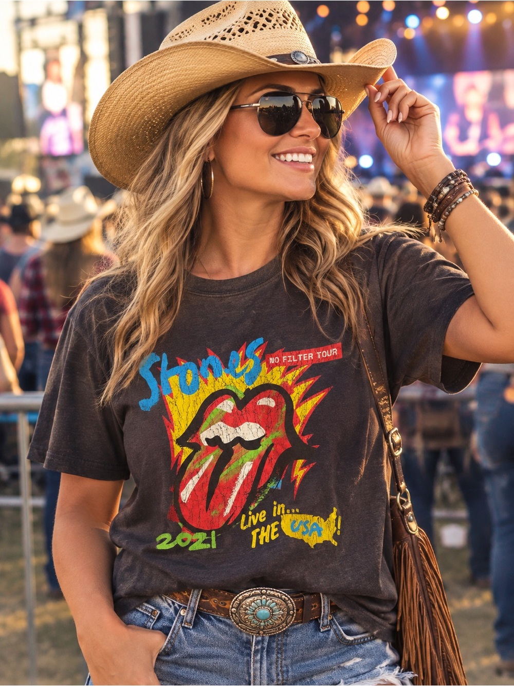The Rolling Stones No Filter Tour Shirt - Large